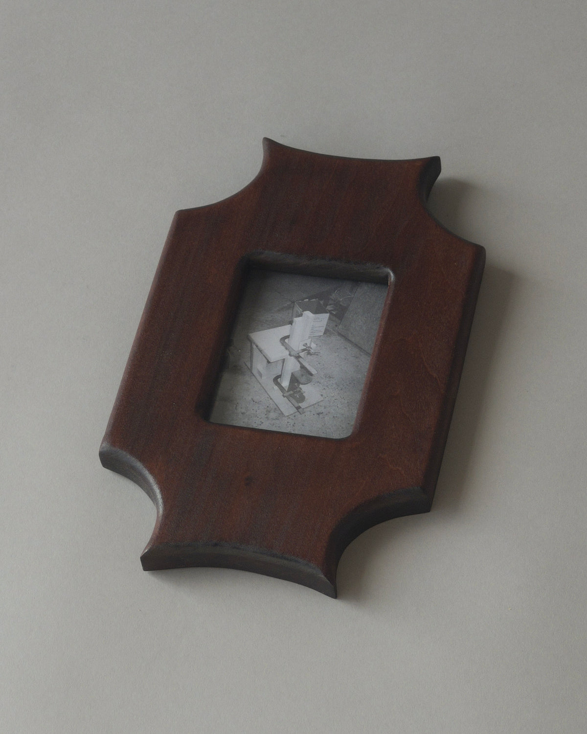 Irregular Frame, Red Brown