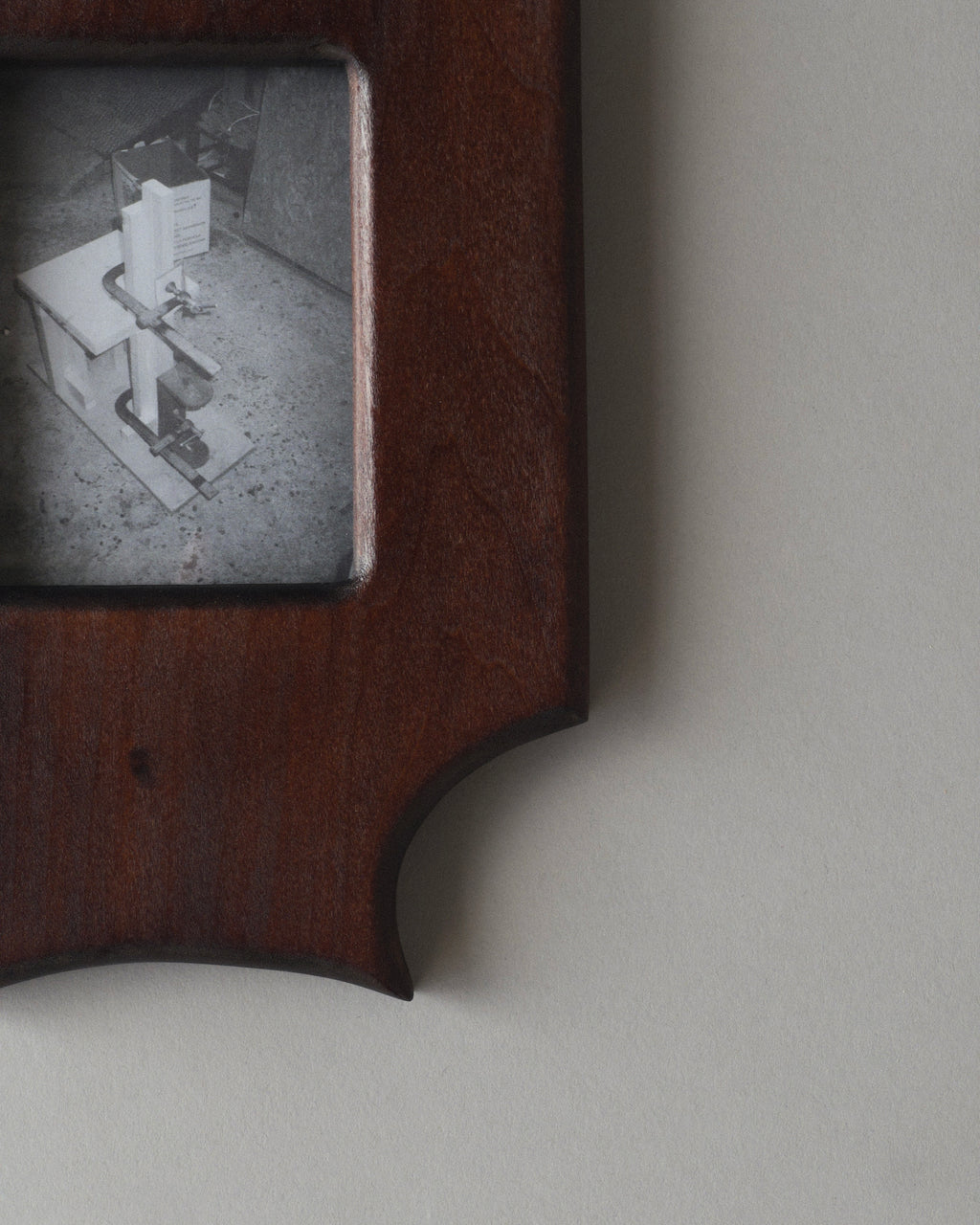 Irregular Frame, Red Brown