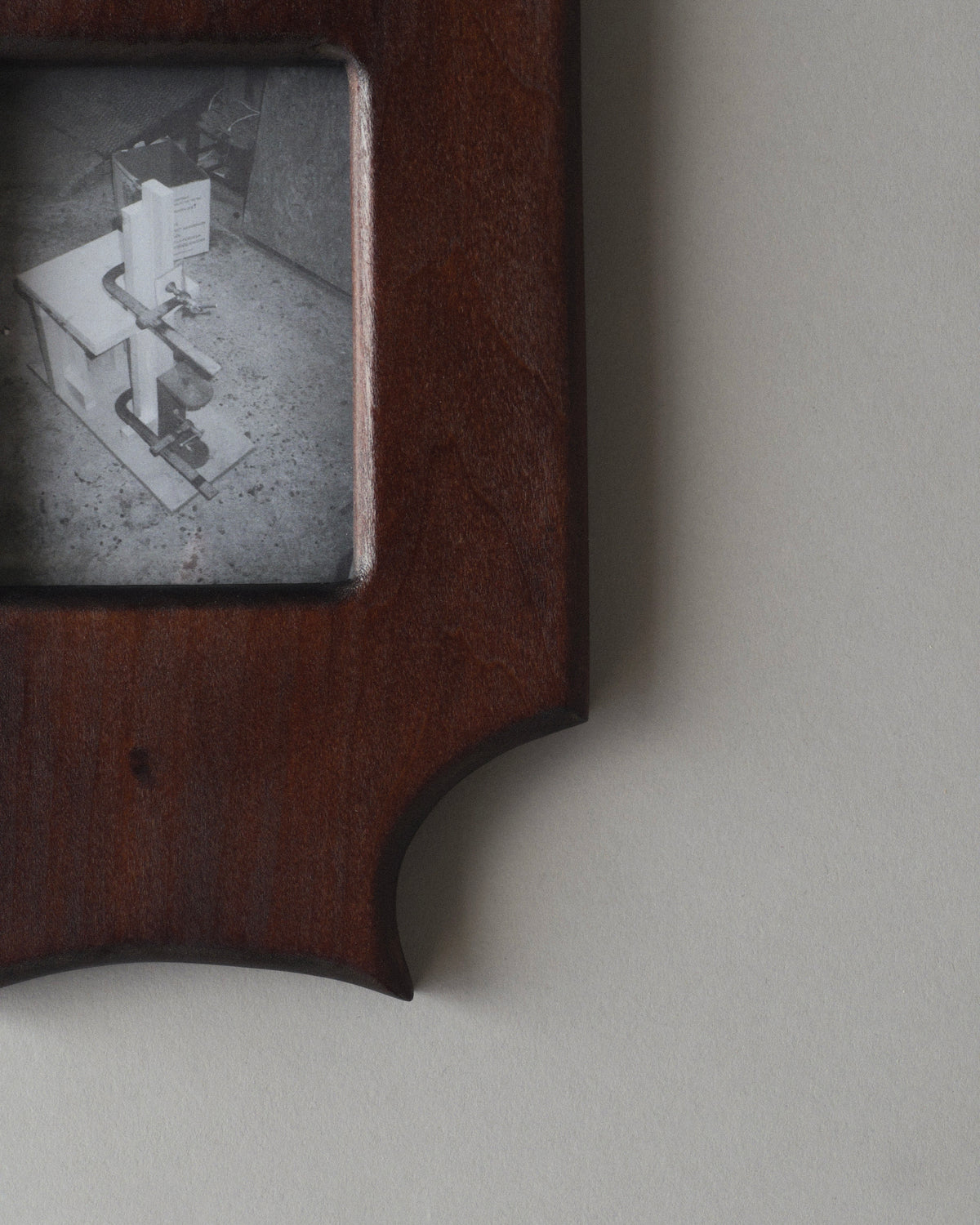 Irregular Frame, Red Brown