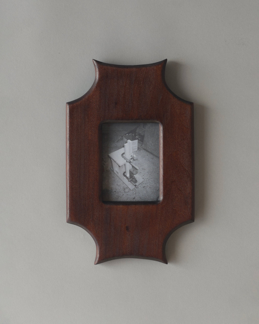 Irregular Frame, Red Brown