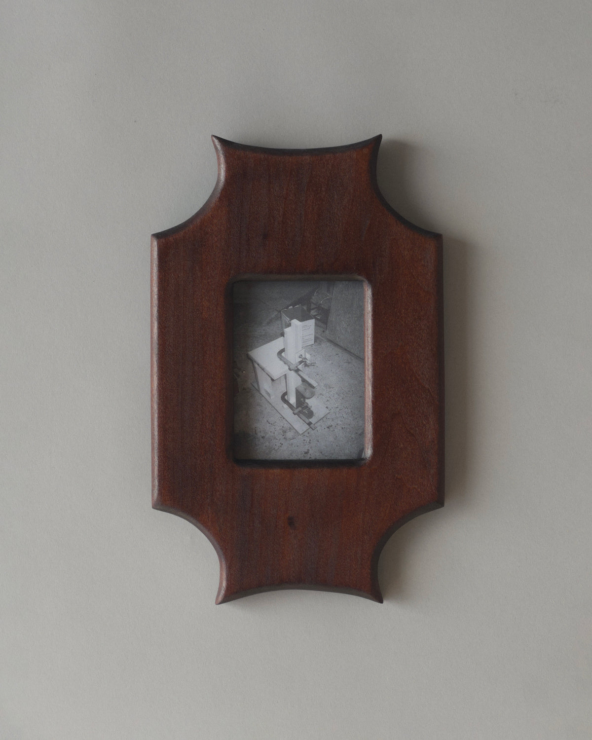 Irregular Frame, Red Brown
